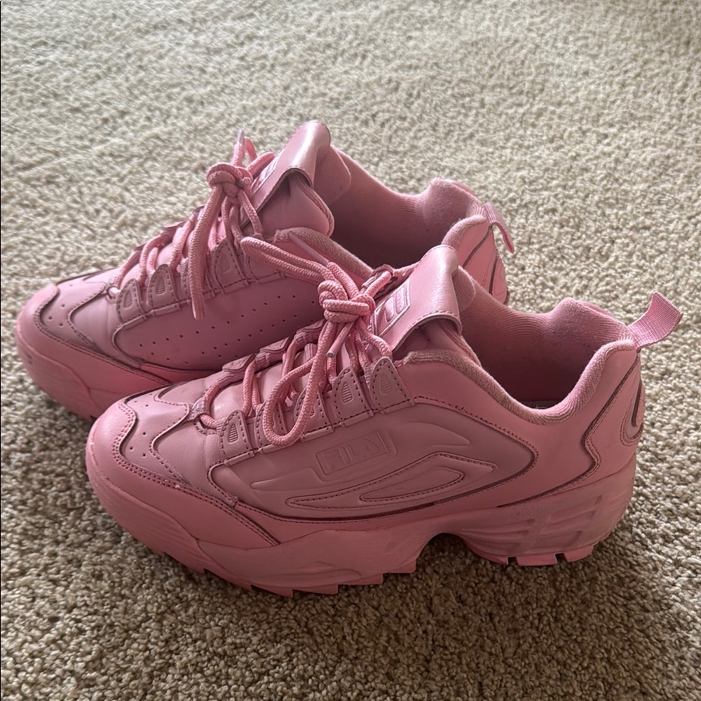 Pink Chunky Sneakers
